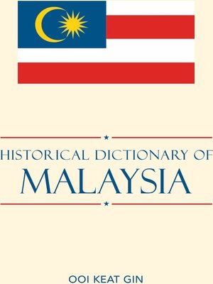 cover image of Historical Dictionary of Malaysia
